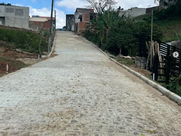 Pavimentação em paralelepípedo
